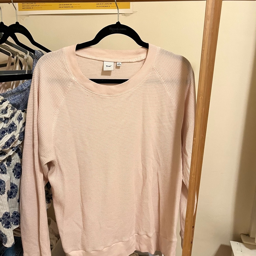 Aritzia waffle raglan long sleeve
